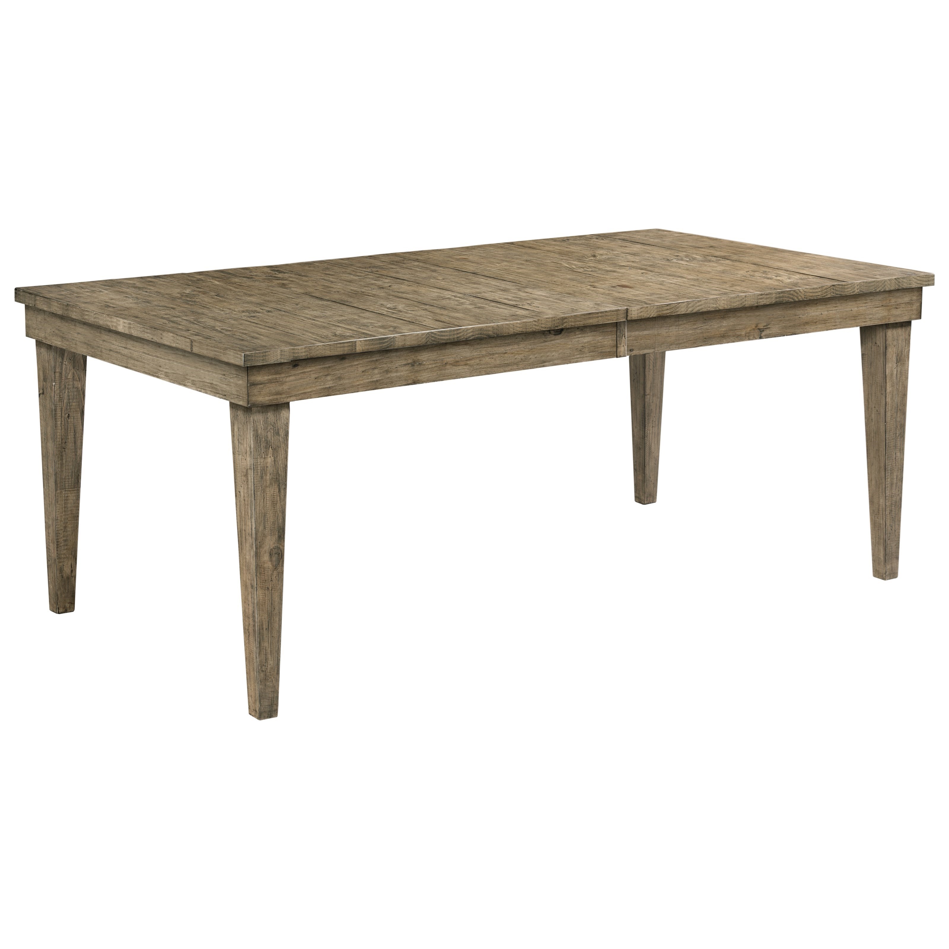 Kincaid Furniture Plank Road Rankin Rectangular Solid Wood Table with